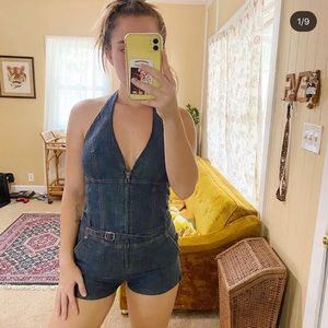 Vintage Guess Denim Romper